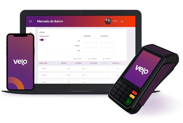 Sistema com notas, produtos, estoque pelo celular, tablet ou computador